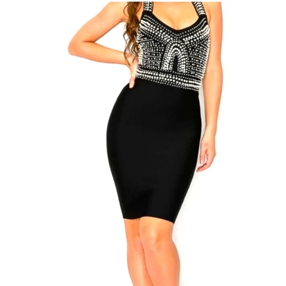 orange halter dress mini Palma Halter Mini Dress main image 1